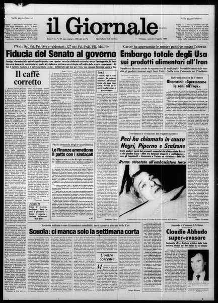 Il giornale nuovo : quotidiano del mattino